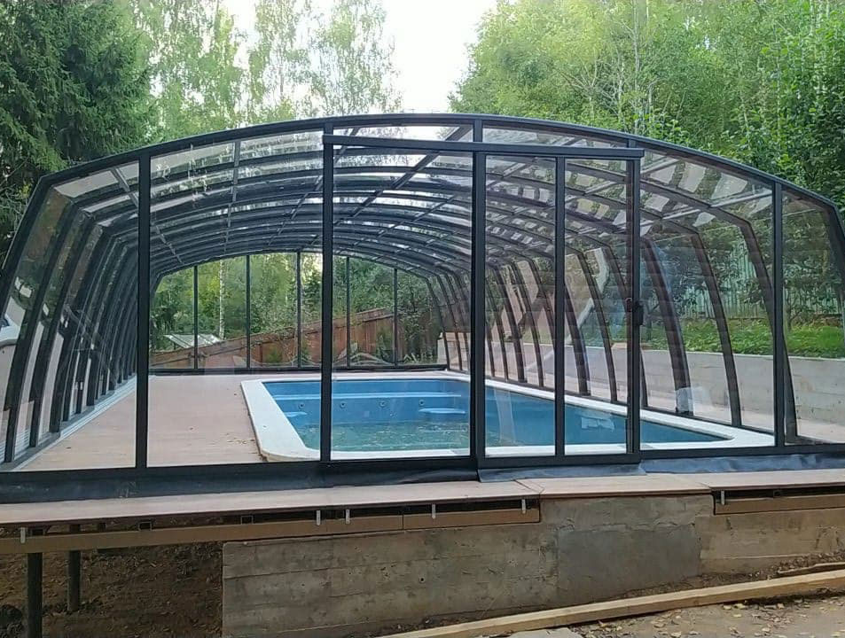 Крыша для бассейна